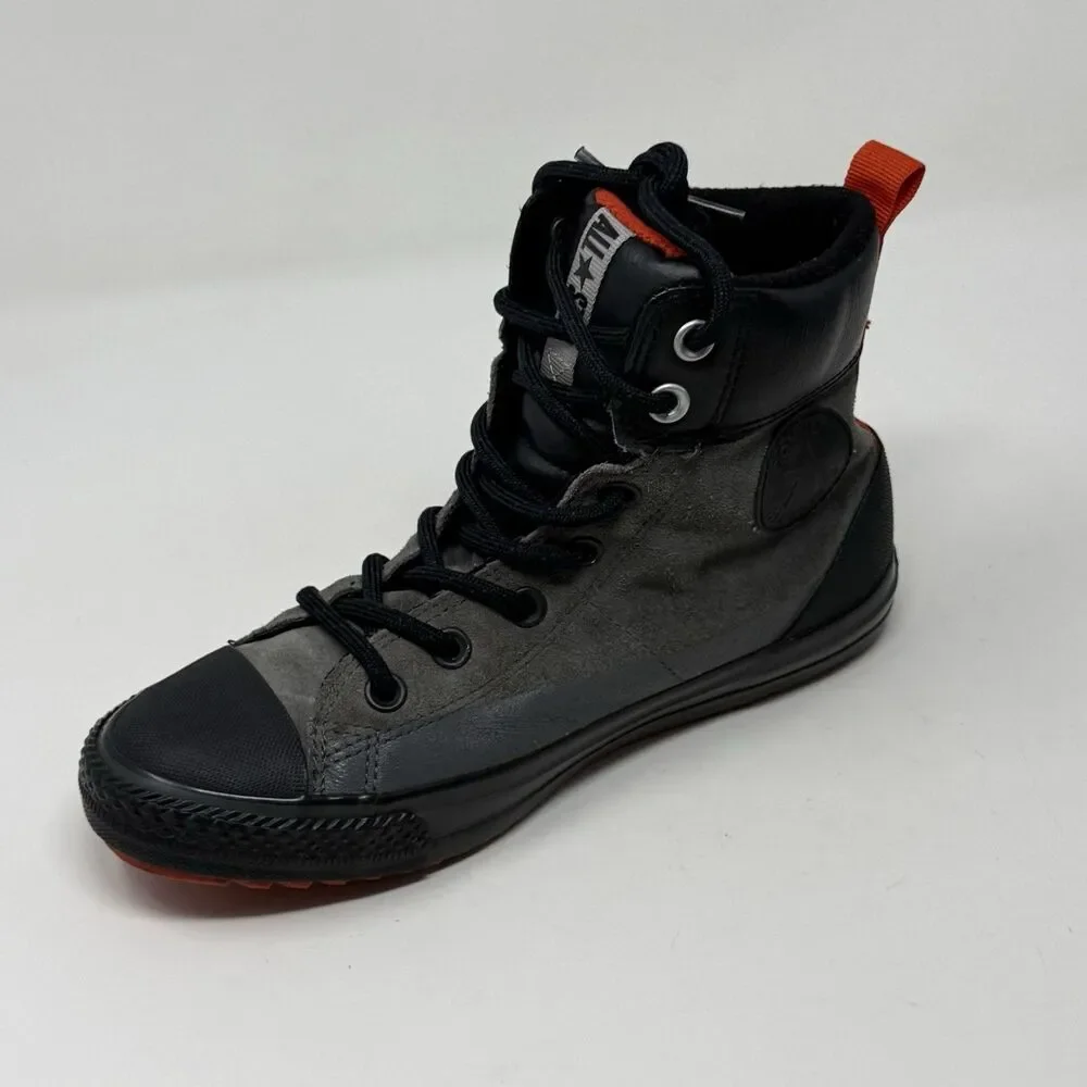 Converse Chuck Taylor All Star Asphalt Boots Sneakers Boys Girls 5 Gray Suede